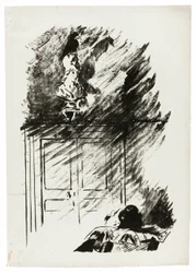 The Raven on the Bust of Pallas ("Perched upon a buste of Pallas..."), fra The Raven (Le Corbeau)
