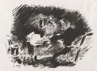 Under lampen, fra Stéphane Mallarmés oversættelse af Edgar Allan Poes Ravnen