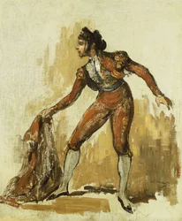 Ung mand i et tyrefægterkostume, 1862