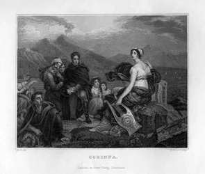 Corinna, oldgræsk digter, c1833