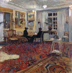 Chat på Fontaines: hr. og fru Arthur Fontaine; Chat på Fontaines: Monsieur og Madame Arthur Fontaine, 1904