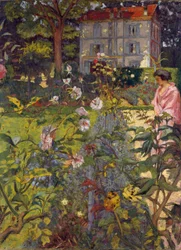 Garden at Vaucresson, 1920 (hundesyge på lærred)