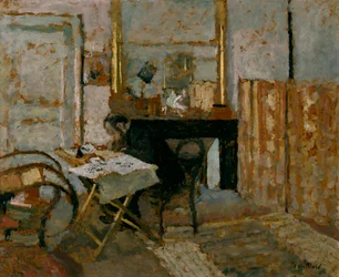 K.X. Roussel Reading, ca. 1904 (olie på karton)