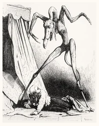 Illustration for Le Diable Amoureux, 1845dani
