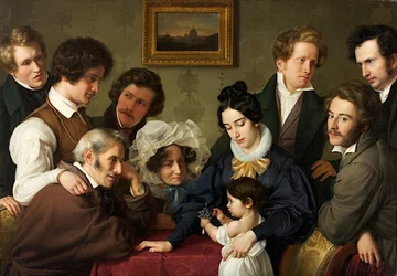 Schadow-kredsen. Familien Bendemann og deres venner