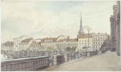 Mühlendamm og Burgstraße i Berlin