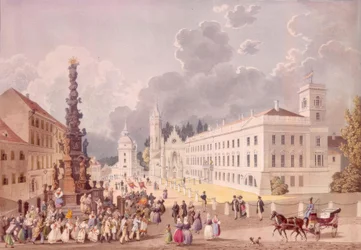 Hochfürstl. Palads på Schlossplatz