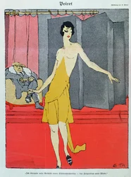 Hos Couturier, en model med Paul Poiret (1879-1944) fra 