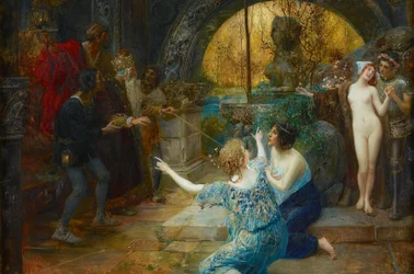 Ungdommens kilde, ca. 1890 (olie på lærred)