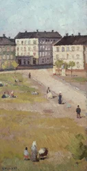Eftermiddag på Olav Ryes Plads
