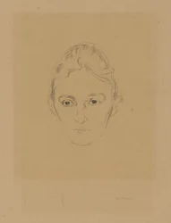 Fra mappen »Fra Max Lindes hus«: Marie Linde