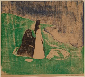Kvinder ved kysten. 1898