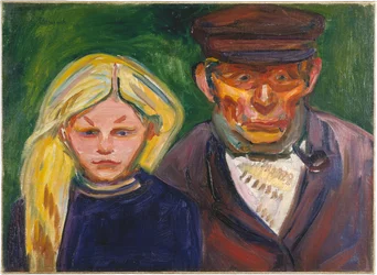 Gammel fisker og hans datter