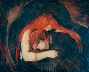 Vampyren (olie på lærred)