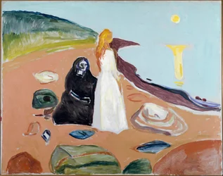 To kvinder på stranden, ca. 1935