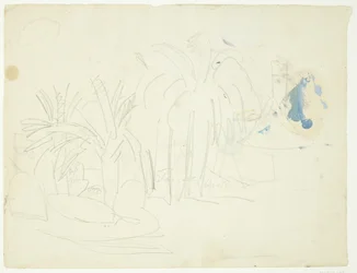 Landskab med palmer, Cannes