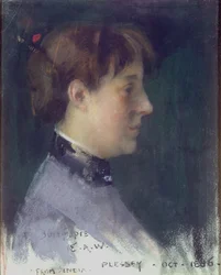 Portræt af Beatrice Crawhall, 1886