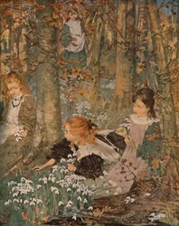 Forårets komme, 1899, c1930.
