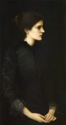 Portræt af Amy Gaskell, 1893.