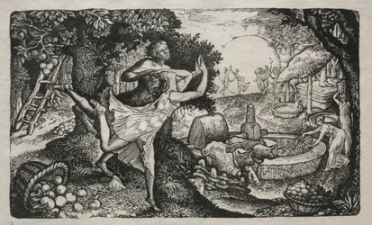 The Cyder Feast: A Vision of Joy and Thanksgiving, 1829.