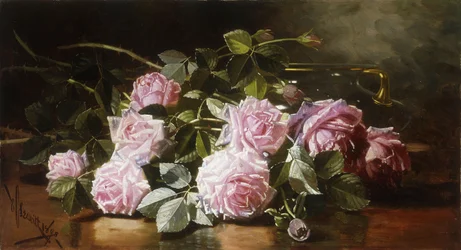 Regnvaskede roser, 1898