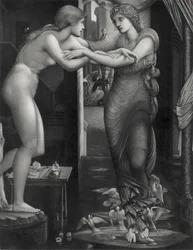 The Birth of Galatea, ca. 1885 (mezzotint på indlagt papir)