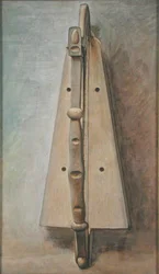 Studie af en harpe for 