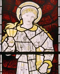 Bicester, Morris, Marshall, Faulkner & Co, Edward Burne-Jones, Faith, 1866