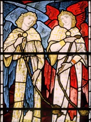 Censing Angels, 1869 (farvet glas)