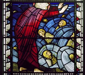 Kirkcaldy Old Kirk, Morris & Co., Edward Burne-Jones, The Passage Of The Red Sea, 1886