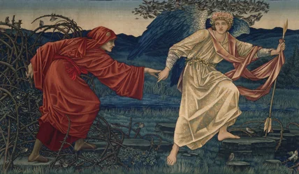 Elsker at lede pilgrimmen, Tapestry, 1909