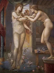 Pygmalion og billedet: Guddommens brande, 1868-78