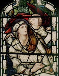 St Matthew, 1876 (farvet glas)
