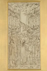 The Mystic Marriage, 1871-74 (blæk på papir)