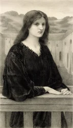 Vespertina Quies, indgraveret af Emile Boilvin (1845-99) pub. af Arthur Tooth & Sons, 1897