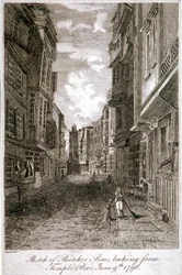 Butcher Row, Westminster, London, 1796.