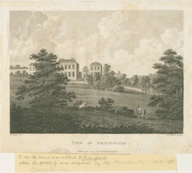 Wolstanton - "View of Smith-Field": gravering, nd [c 1794]