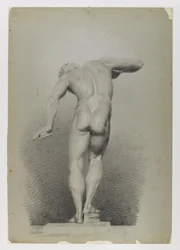 Nøgenstudie, ca. 1848