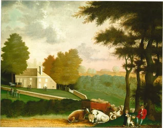 The Grave of William Penn, ca. 1847-1848 (olie på lærred)