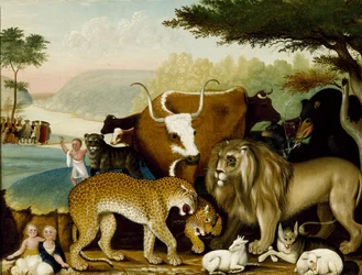 The Peaceable Kingdom, ca. 1846-47 (olie på lærred)