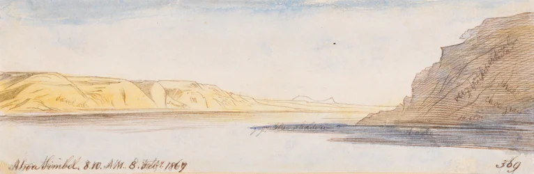 Abou Simbel; kl. 8.10, den 8. februar 1867 (369)