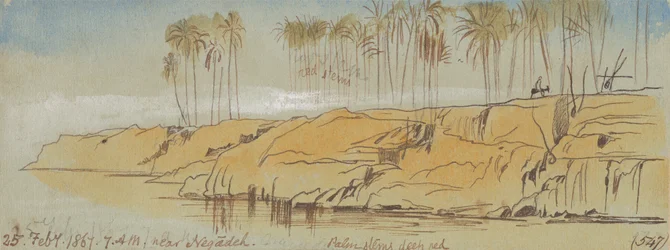 I nærheden af Negadeh. 7:00, 25. februar 1867 (547)
