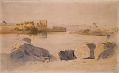 Philae, Egypten, 1854