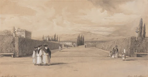 Haverne i Villa Albani