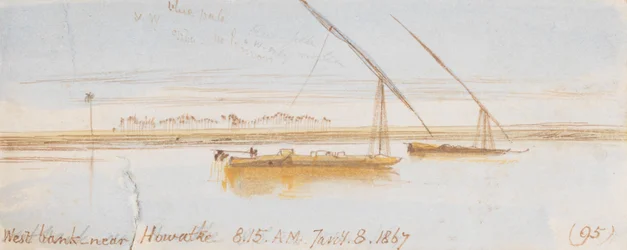 Vestbredden nær Howatke; kl. 8.15, den 8. januar 1867 (95)