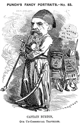 Richard Francis Burton, engelsk opdagelsesrejsende og orientalist, 1882