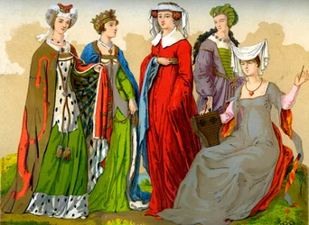 Engelske adelskvinder, 15.-16. århundrede, 1849