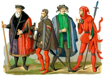 Tyske dragter, 15.-16. århundrede, 1849