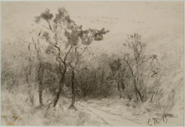 Landskab med sti (#51), ca. 1880