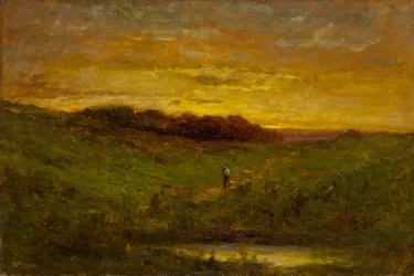 Solnedgang, 1883.